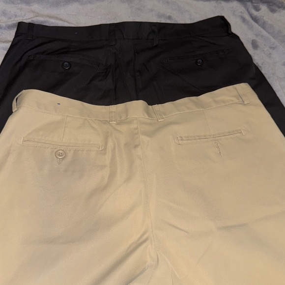 2 Pair George 38 Men’s Shorts Khaki and Black - Picture 8 of 9